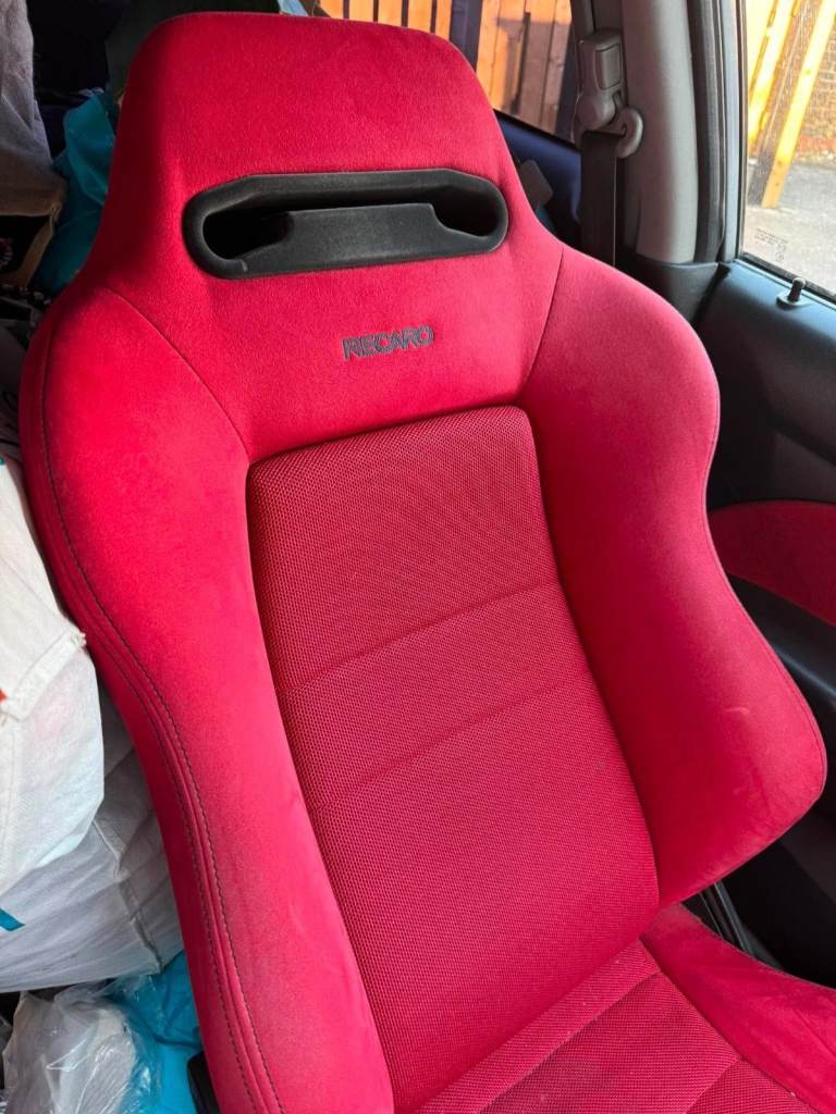 Recaro Red Bucket Seat - Fair Condition
