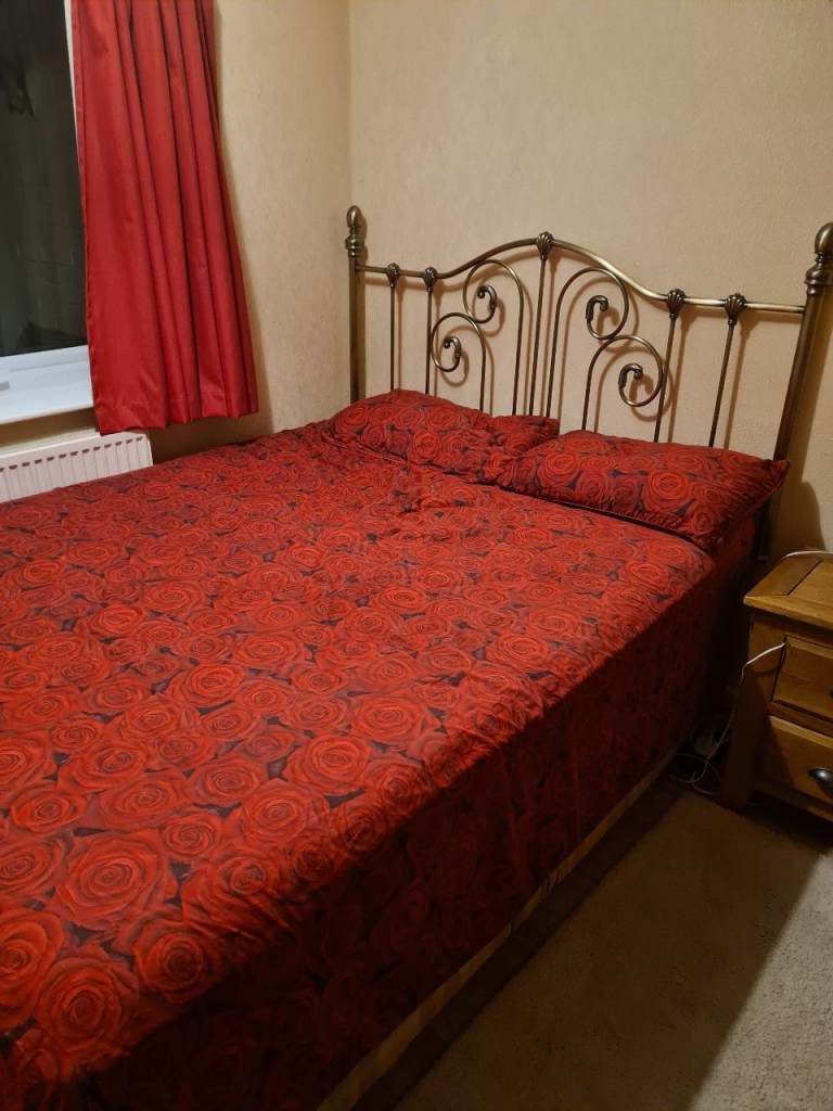 image for King size double divan bed