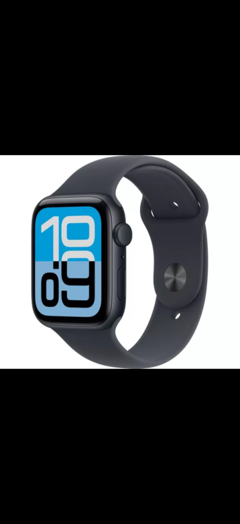 New Boxed APPLE Watch SE 3 - 44 mm Midnight Aluminium Case with Midnight Sport Band, M/L