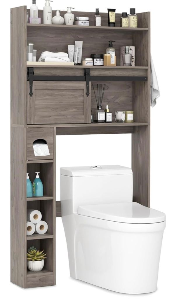 Overtoilet storage unit
