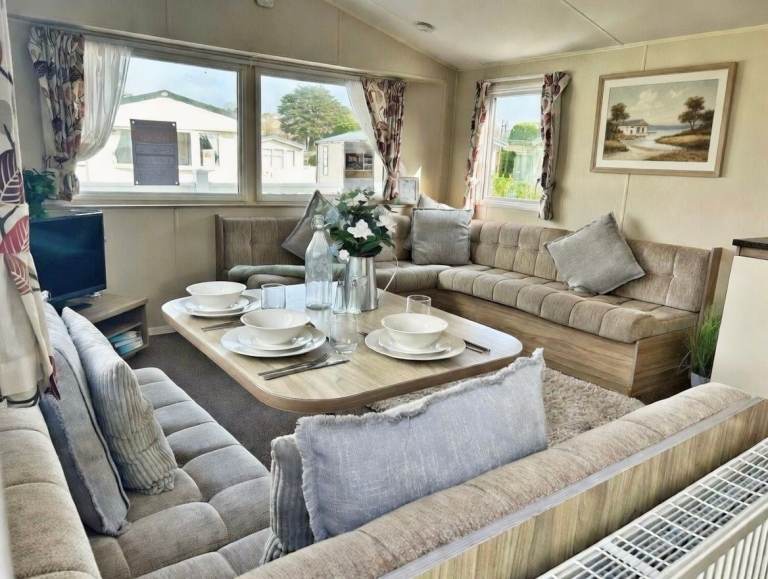 3-Bedroom Static Caravan for Sale at Par Sands Holiday Park