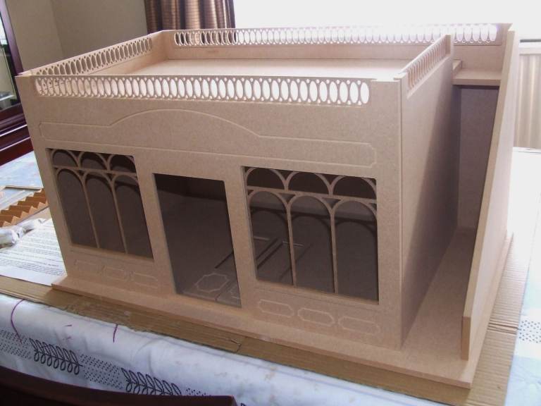 image for BRAND NEW Dolls House Kit Cost £132 Shop Bar Cafe DIY