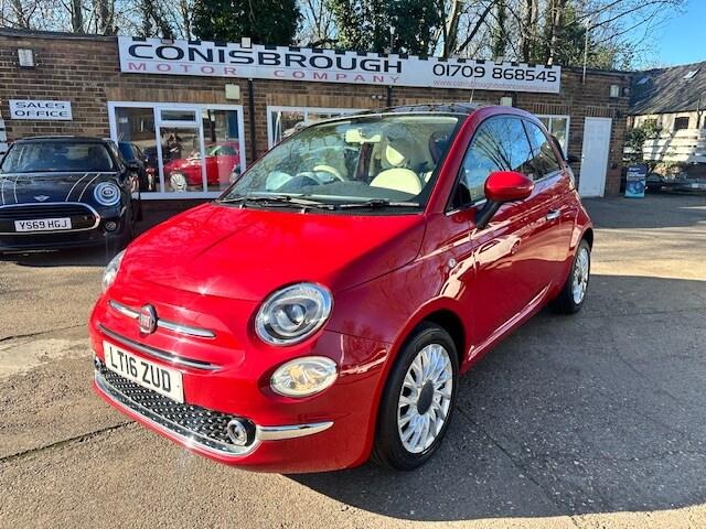 2016 Fiat 500 1.2 LOUNGE 3DR Manual Hatchback Petrol Manual