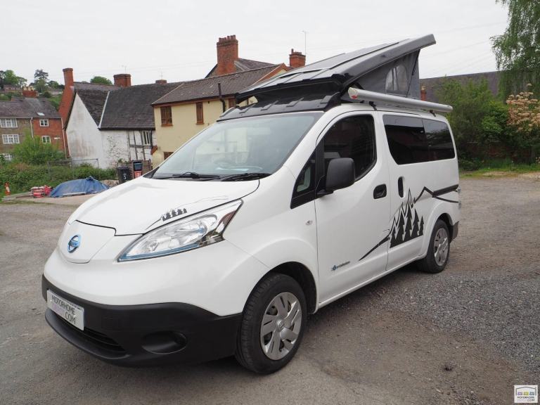 Nissan E-NV200 Campervan, 3 Berth, 4 Belt, Low Miles, Poptop
