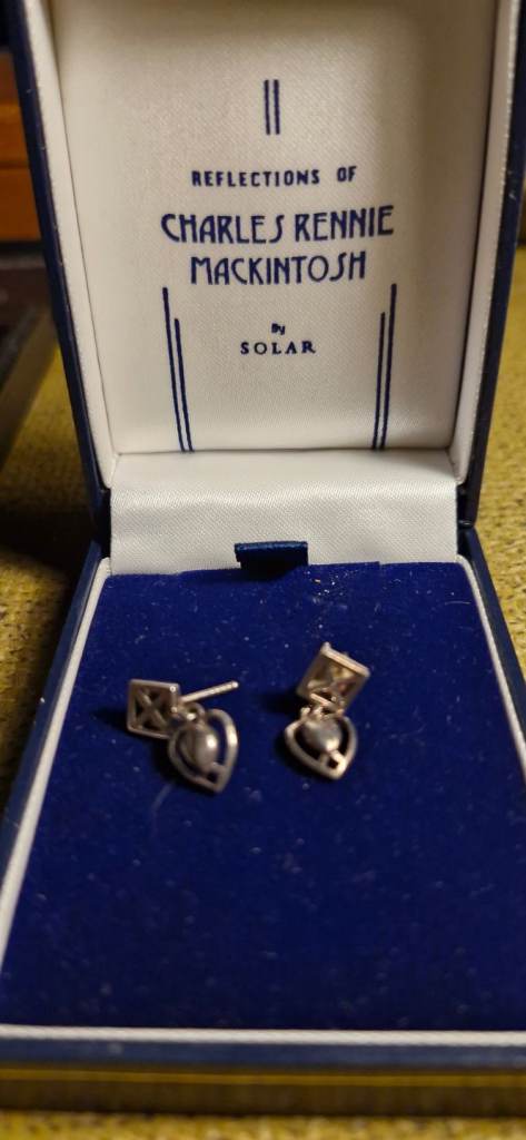Charles Rennie Mackintosh earrings