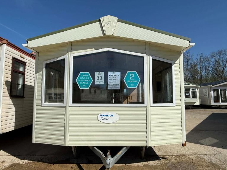 2 Bed Static Caravan - DG, CH, New Carpets - Offsite for Own Land / Self Build