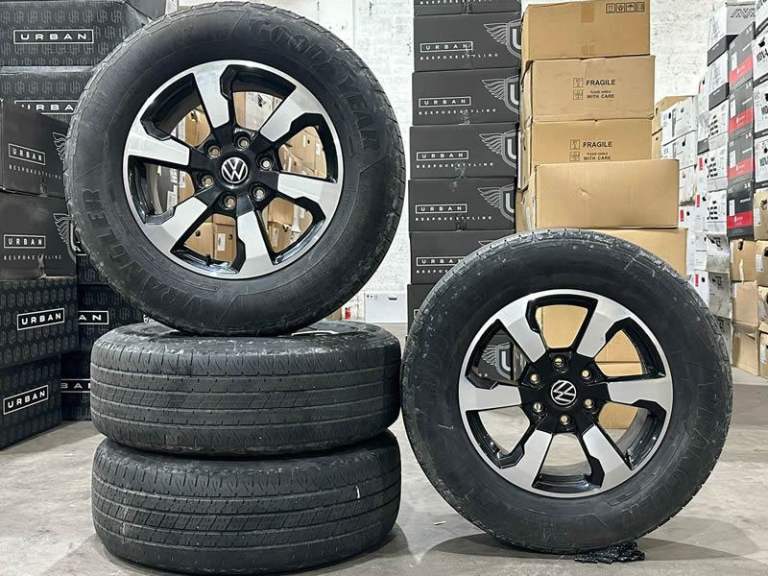18" Genuine VW AMAROK Alloy Wheels & Goodyear Tyres