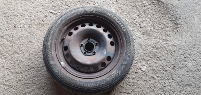 VAUXHALL ZAFIRA B MK2 STEEL WHEEL 5 STUD 205/55/16 KUMHO 8MM TYRE 2005-2015