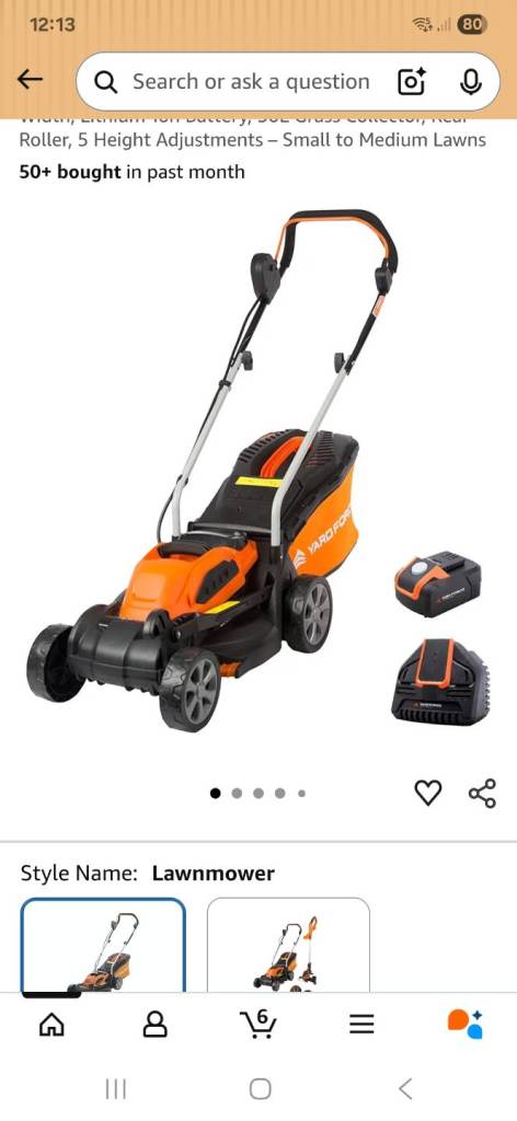Battery cordless lawnmower 