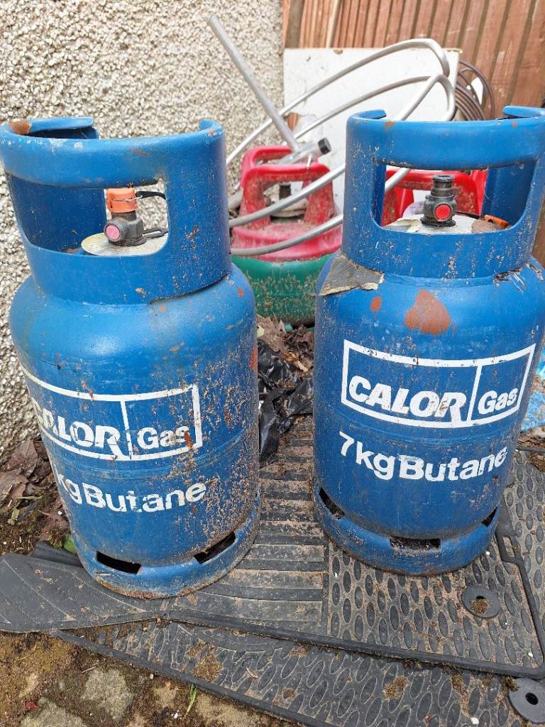 Pair of Calor Gas Bottles – Fair Condition