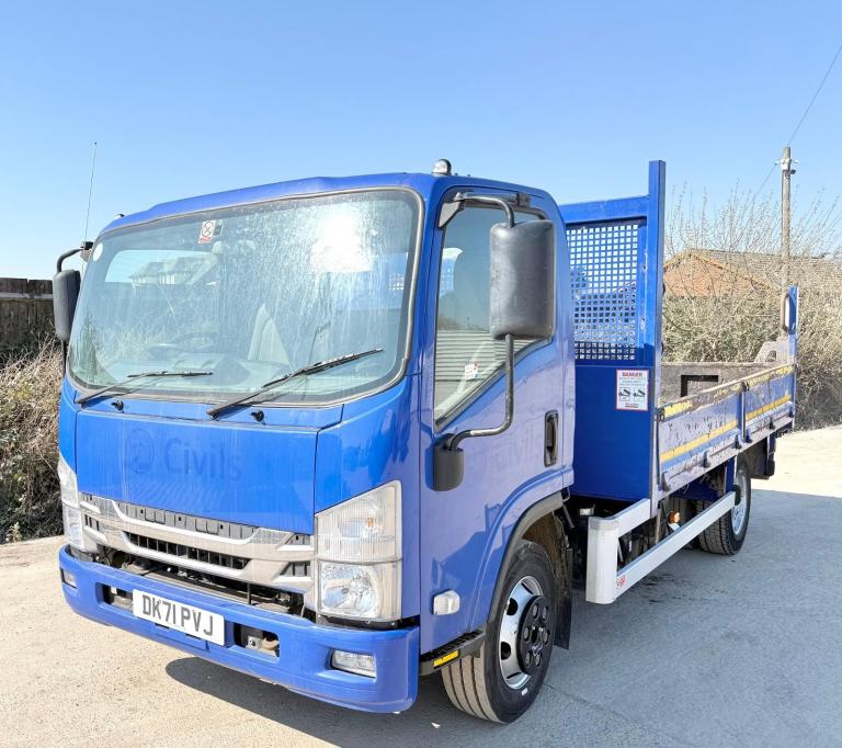 2021 ISUZU FORWARD N75.150 TIPPER 7.5TON TARMAC CHUTES 80,000 MILES 3 SEAT EURO6