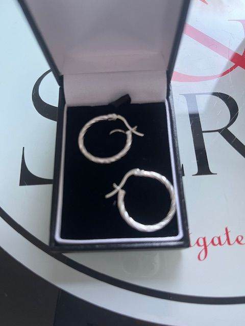 Brand New Hallmarked Silver Earrings