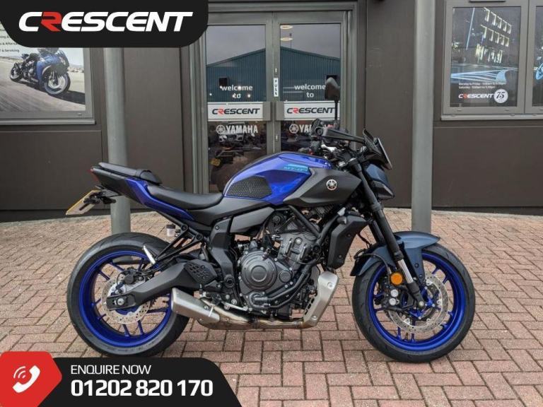 YAMAHA MT-07 2026 - ICON BLUE - WARRANTY UNTIL 2029 - FLY SCREEN & TAIL TIDY