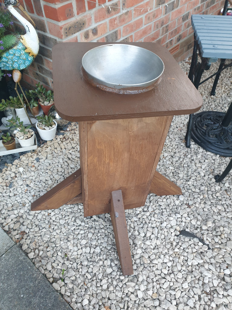 Bird 🐦 bath hand made unusual 
