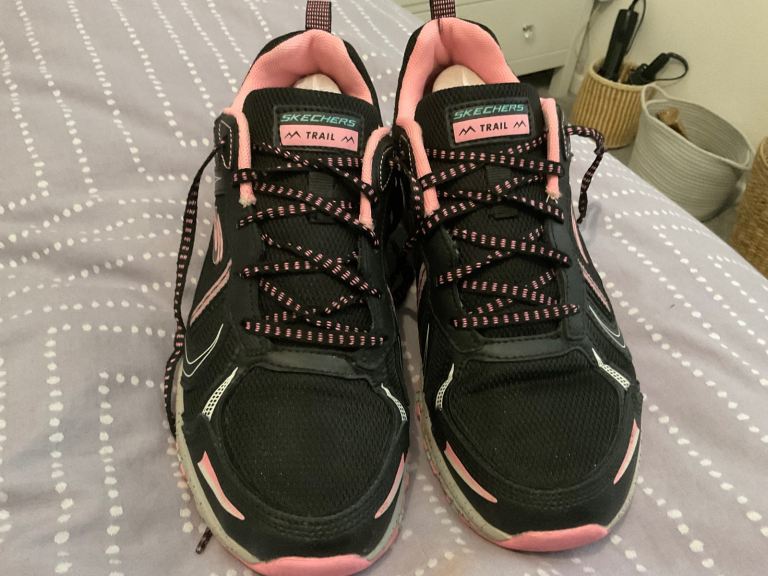 image for Sketchers Trail Trainers Women’s. Pink & Blue, Grey Size 5:5