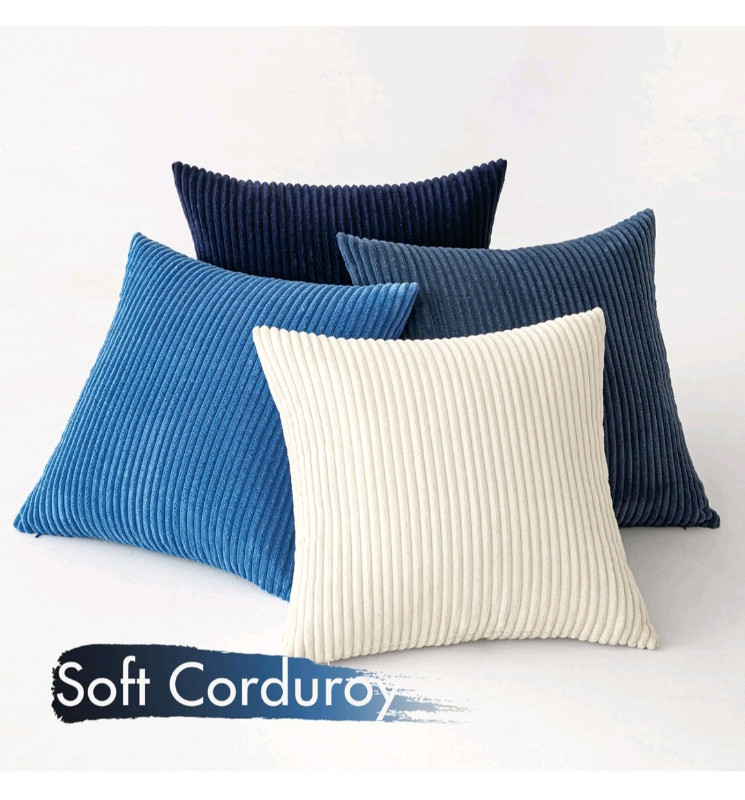 Bnip set of 4 Corduroy Cushion Covers