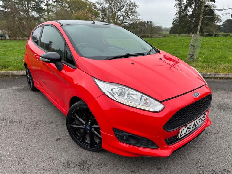 2016 Ford Fiesta 1.0 EcoBoost 140 Zetec S Red 3dr HATCHBACK PETROL Manual