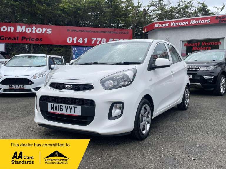2016 Kia Picanto 1.0 1 Euro 6 5dr HATCHBACK Petrol Manual