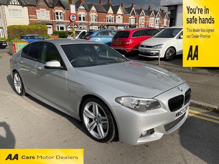 BMW 5 SERIES 530d M SPORT 2013 SILVER AUTOMATIC