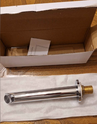 image for Brand New Flora Round Bath Filler Wall Spout