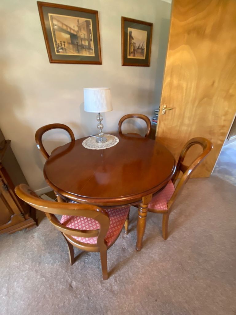 image for Dining table and chairs