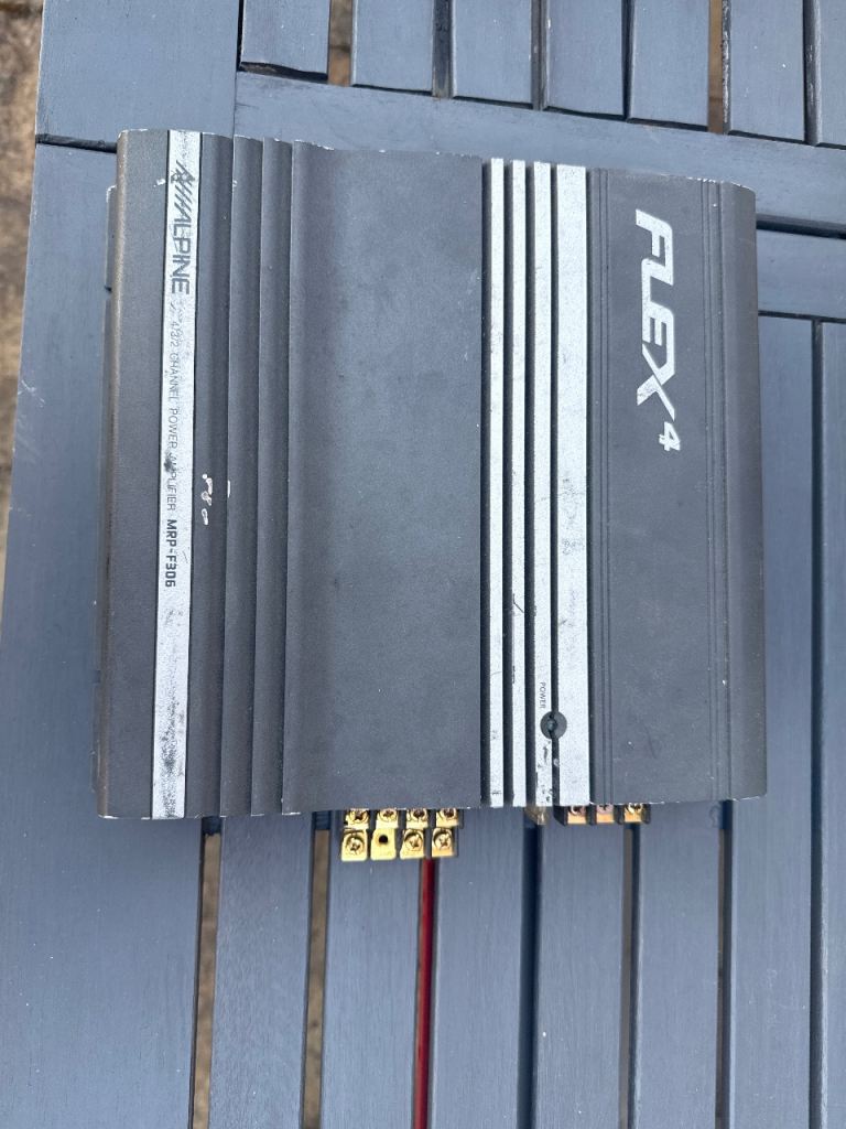 Alpine 4 Channel Amp ICE