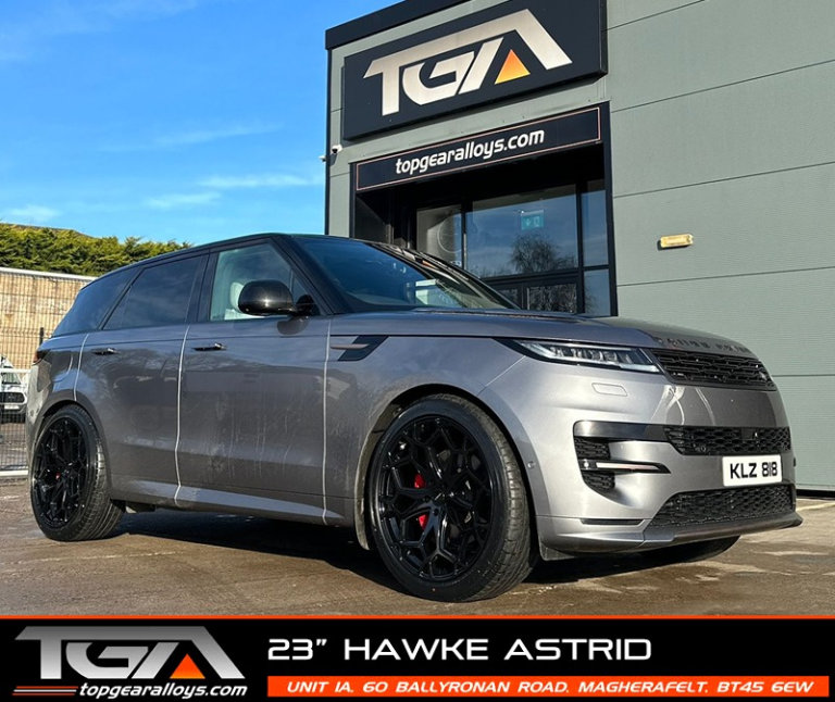 23" Hawke Astrid Alloy Wheels & Tyres For Range Rover 5x120