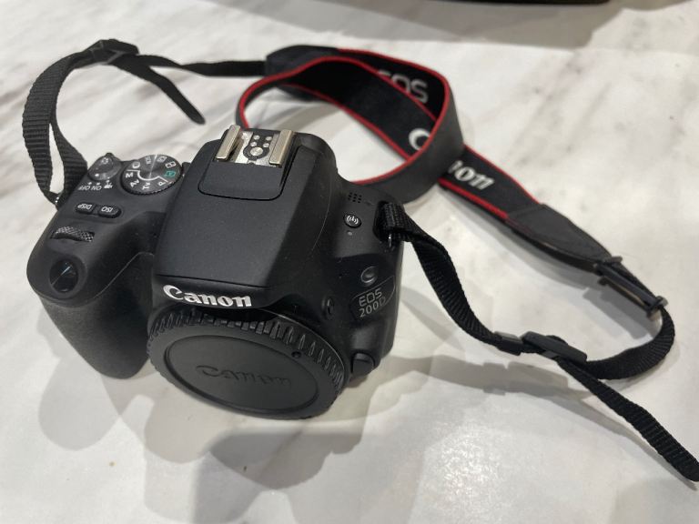 Canon EOS Digital Camera with Lenses and Bag