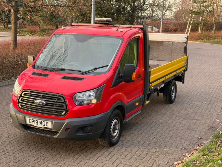 2019 Ford Transit 2.0 TDCi 130ps Flat Bed/Lift 12 Months MOT Fresh Service ULEZ compliant Flatbed...