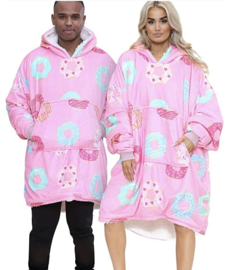 image for Brand New Hugs And Snugs Do-nut Blanket Hoodie