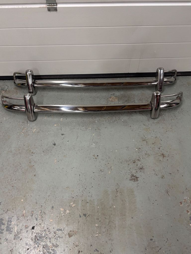 Classic mini chrome bumpers