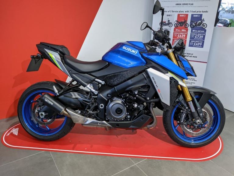 2023 SUZUKI GSX-S1000 RQ2 M3 BLUE METALLIC SCORPION EXHAUST TAIL TIDY LOW MILES