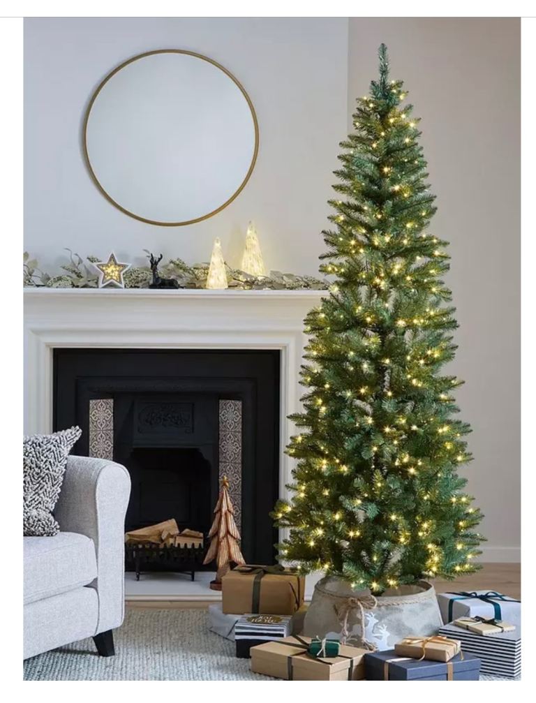 image for Christmas Tree 7ft Slim Pre-lit (NEW)