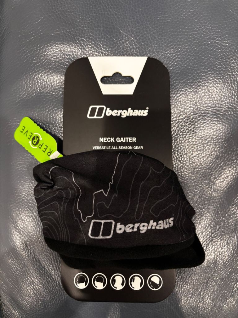 Berghaus Recycled Unisex Chute - Black One Size New with Tags