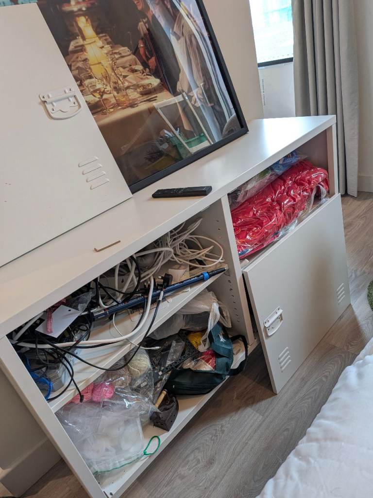 Free white Ikea metal cabinet 