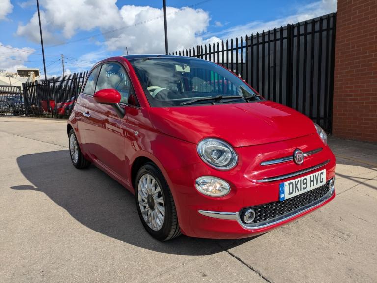 2019 Fiat 500 1.2 Lounge 3dr HATCHBACK Petrol Manual