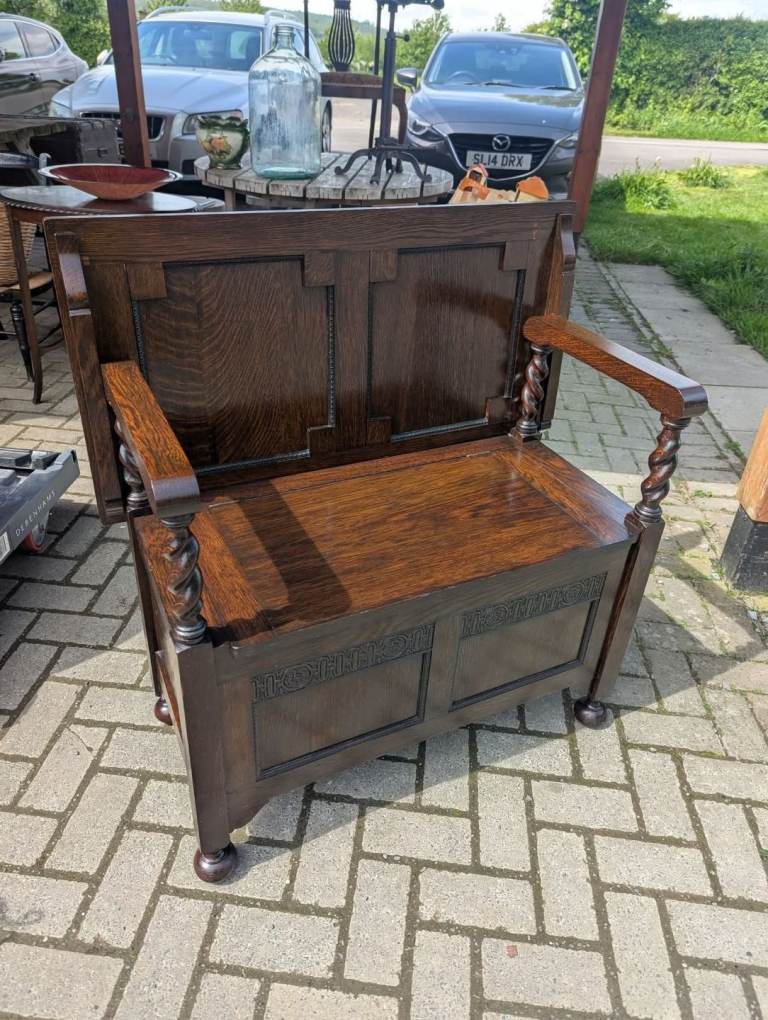 Oak monks bench 