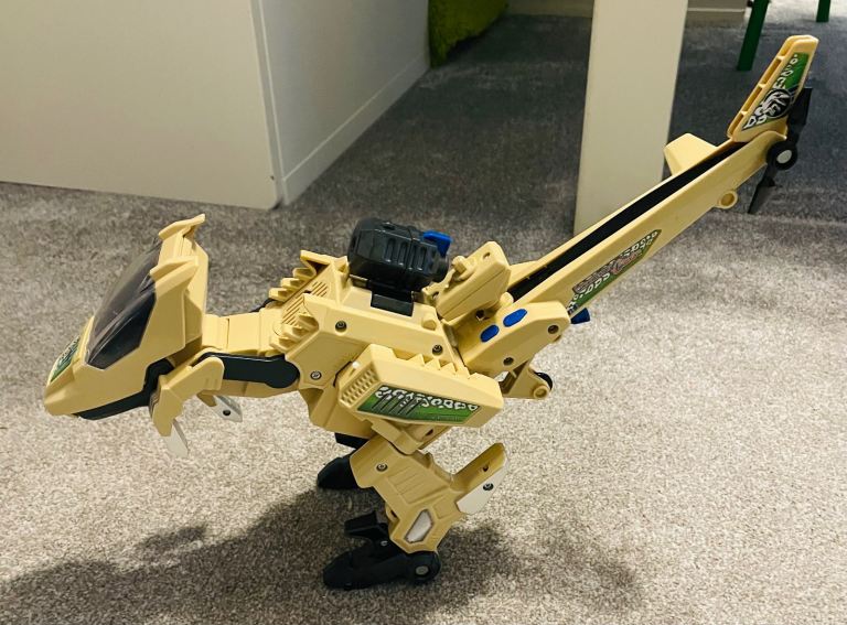 Vtech Switch and Go dinos toy - velociraptor/ helicopter