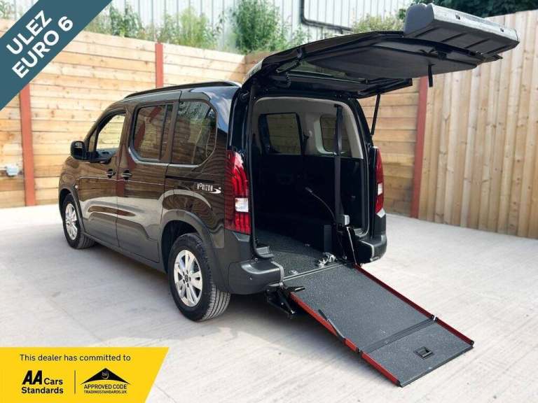 2024 Peugeot Rifter Wheelchair Accessible Disabled Access Vehicle WAV MPV Diesel Manual