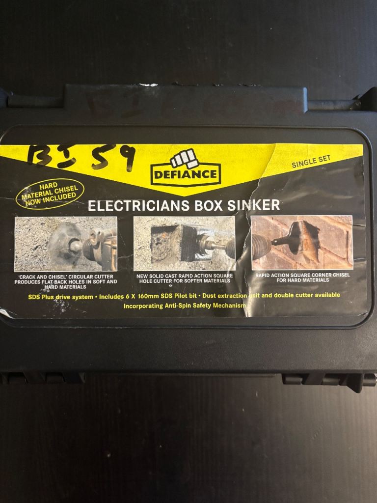 Electrician Box Sinker Set £50 ono