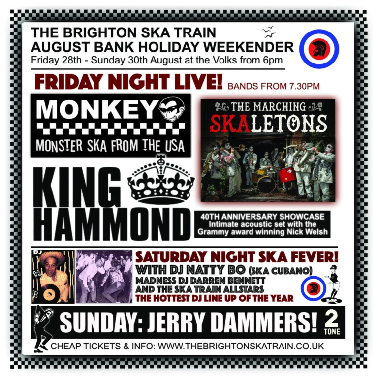 MONKEY (USA) at the Brighton Ska Train Weekender!