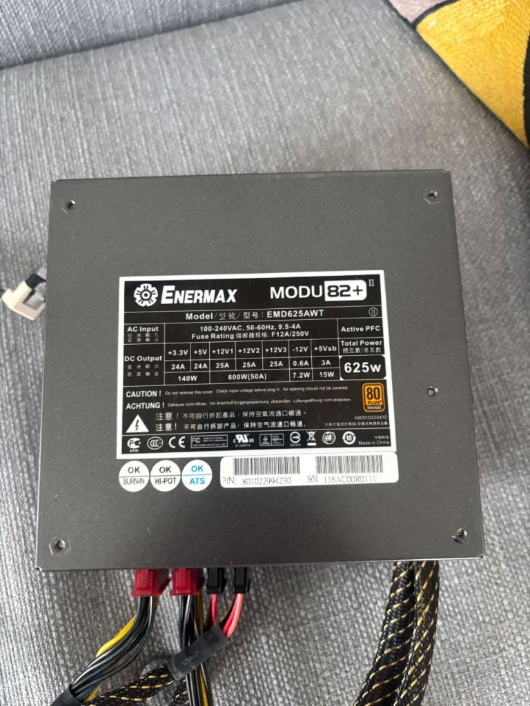 ENERMAX semi modular computer power supply 650W