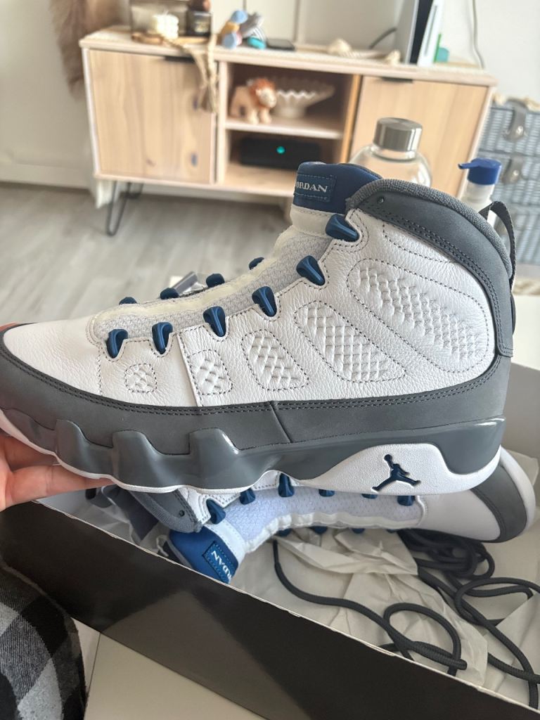 Nike Air Jordan 9 Retro White/Flint Grey – New in Box