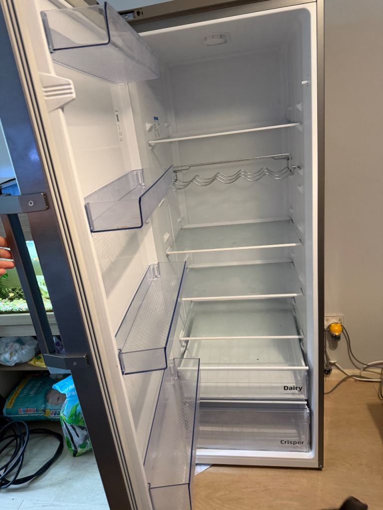Beko Freestanding Fridge - Silver, Good Condition