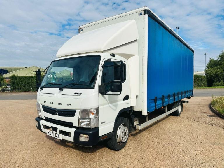 MITSUBISHI FUSO CANTER 2021 (71) EURO 6, 7.5 TON CURTAINSIDER