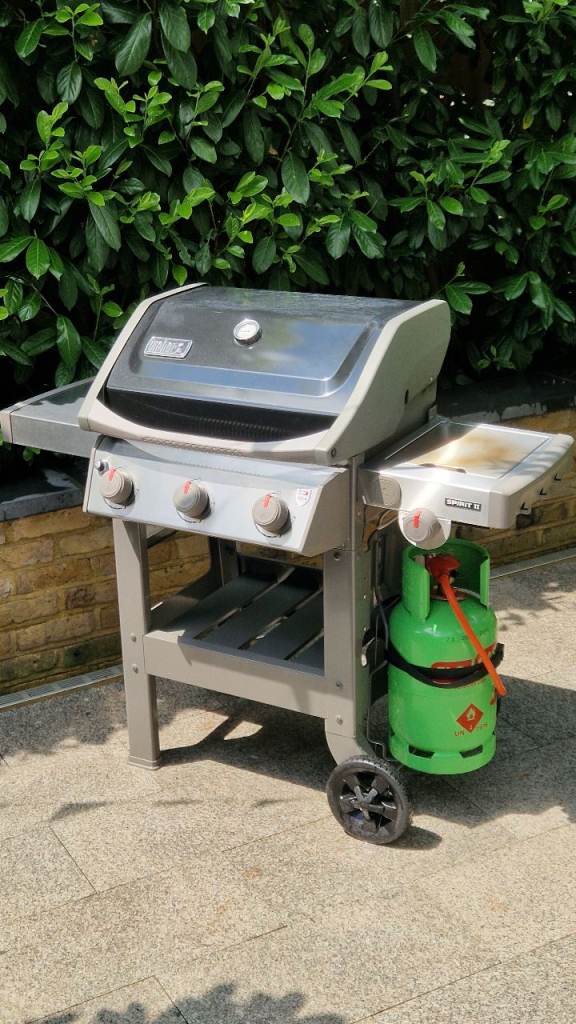 Weber Spirit II E-320 GBS Gas BBQ with Side Burner & Electric Rotisserie