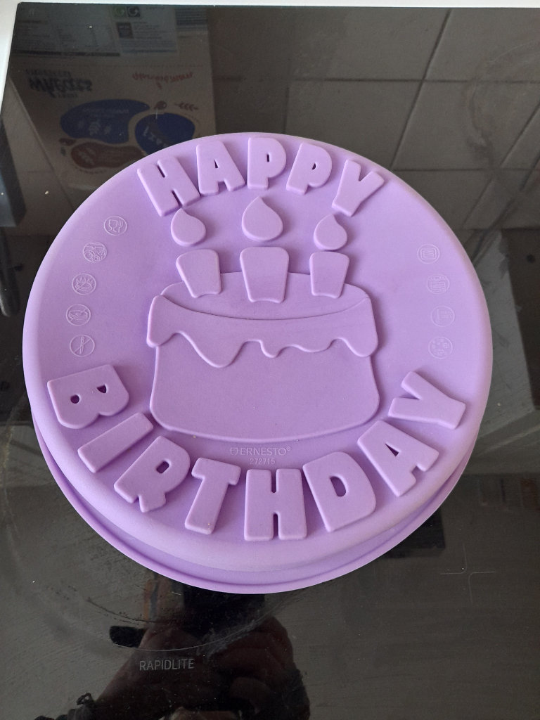Happy birthday cake mould
