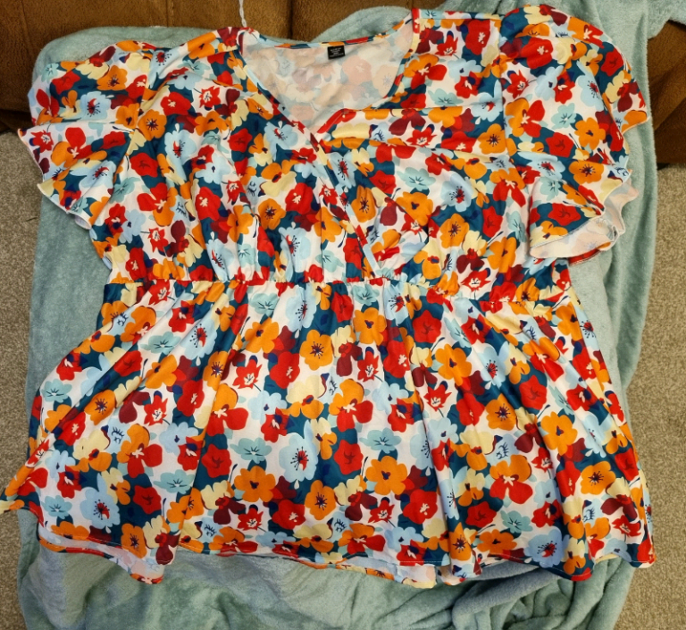 Floral Peplum Top