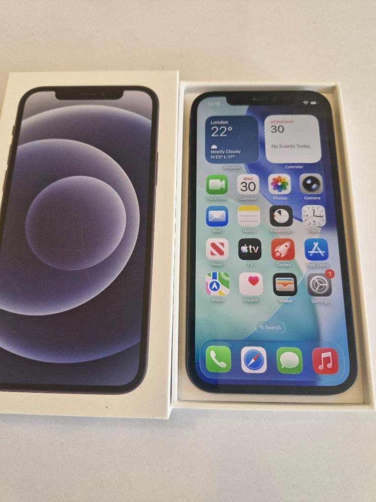 Apple iPhone 12 Black – As Good As New
