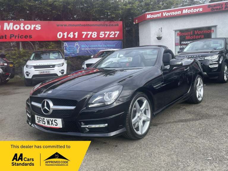2015 Mercedes-Benz SLK SLK 200 AMG Sport 2dr Tip Auto CONVERTIBLE PETROL Automatic